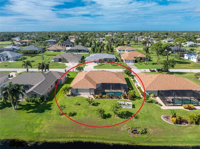 240 White Marsh Ln, Rotonda West, FL 33947 - birds eye view of property with a residential view