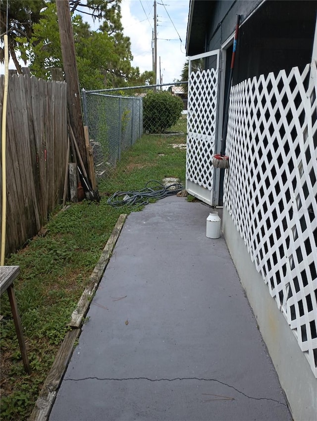 view of patio