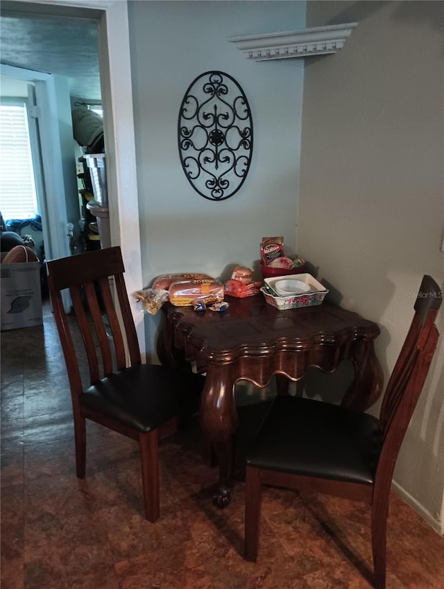 view of dining area