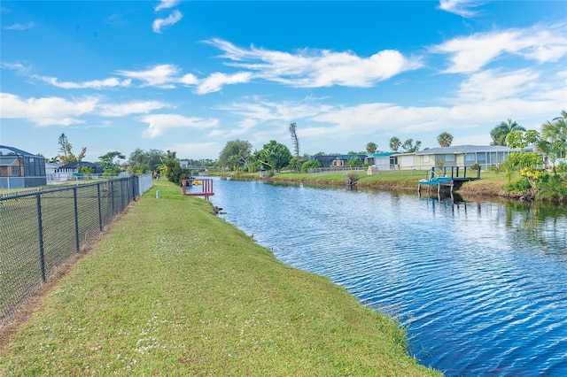 20 Annapolis Ln, Rotonda West, FL 33947 - water view featuring fence and a residential view