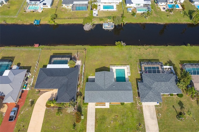 20 Annapolis Ln, Rotonda West, FL 33947 - bird's eye view featuring a residential view and a water view
