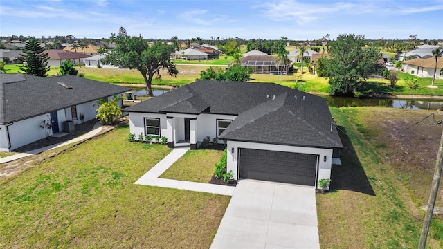 220 Mark Twain Ln, Rotonda West, FL 33947 - aerial view with a water view and a residential view