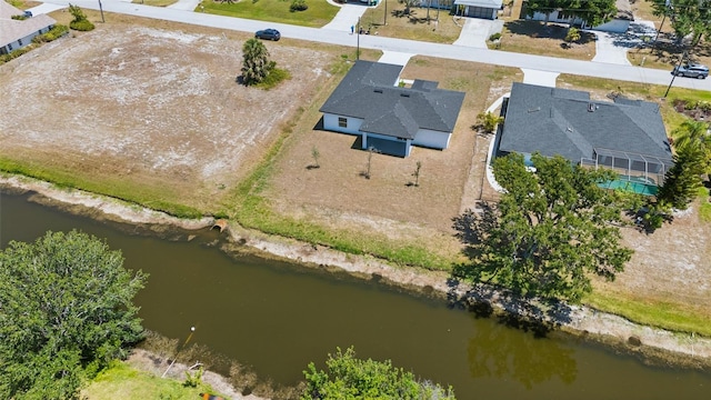 220 Mark Twain Ln, Rotonda West, FL 33947 - bird's eye view with a water view