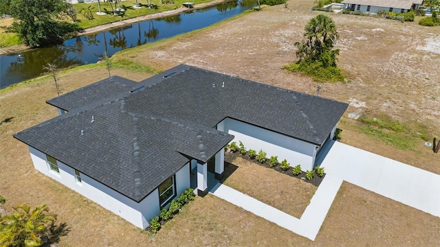 220 Mark Twain Ln, Rotonda West, FL 33947 - bird's eye view featuring a water view
