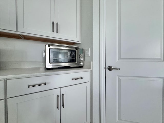 room details with white cabinetry