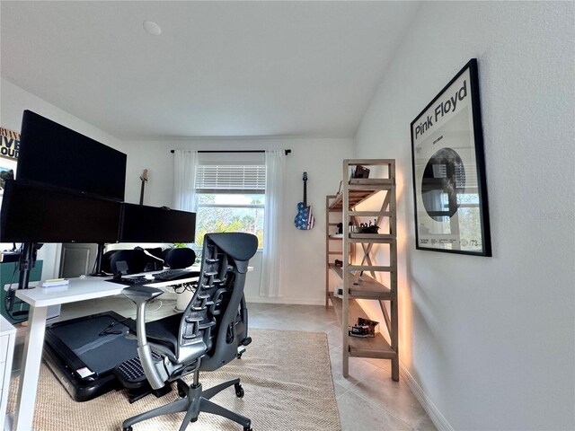 19060 Moscato Ct, Venice, FL 34293 - office space with light tile patterned floors and baseboards