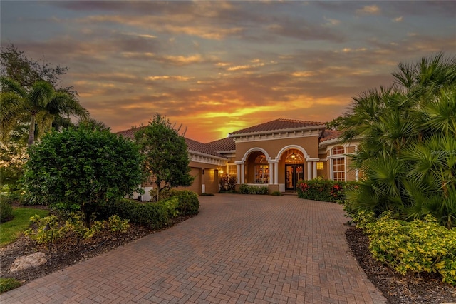 view of mediterranean / spanish home