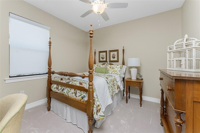 13077 Rinella St, Venice, FL 34293 - bedroom featuring carpet, baseboards, and a ceiling fan