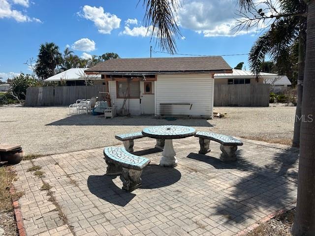 rear view of property with a patio area