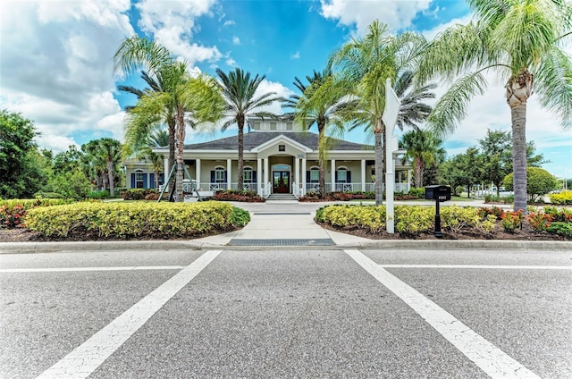 view of front of house with a porch