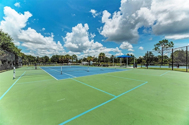 view of sport court