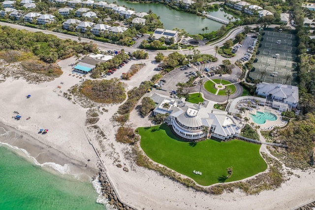 521 Buttonwood Bay Dr, Boca Grande, FL 33921 - aerial view of a large body of water and a pool area