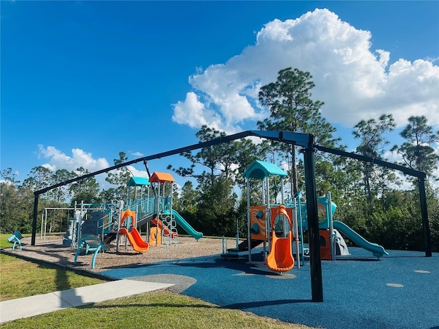 view of play area