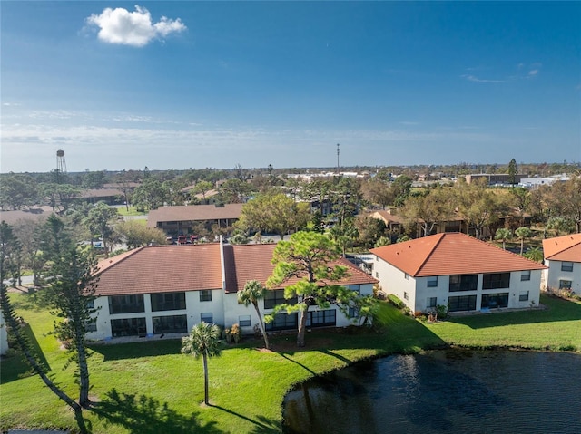 404 Pine Hollow Cir Unit 404, Englewood, FL 34223 - aerial view of residential area featuring a nearby body of water