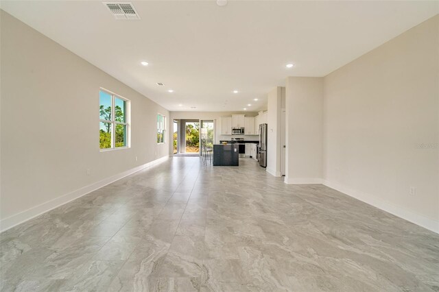 view of unfurnished living room