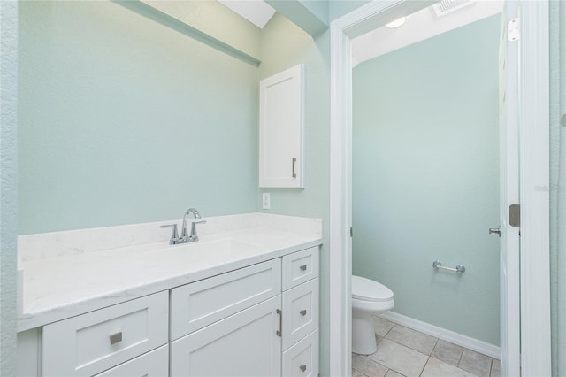 217 Rotonda Cir, Rotonda West, FL 33947 - bathroom with vanity and tile patterned floors