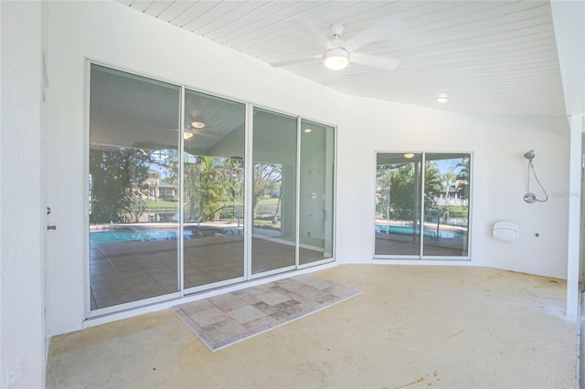217 Rotonda Cir, Rotonda West, FL 33947 - view of patio / terrace featuring a ceiling fan