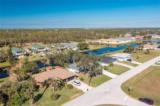 217 Rotonda Cir, Rotonda West, FL 33947 - aerial view of residential area featuring a nearby body of water