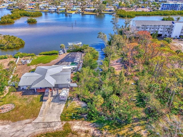 105 Crestview Dr, Englewood, FL 34223 - drone / aerial view of a nearby body of water