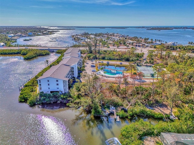 105 Crestview Dr, Englewood, FL 34223 - aerial view of a nearby body of water