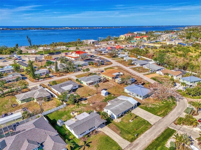 105 Crestview Dr, Englewood, FL 34223 - aerial view of property and surrounding area featuring nearby suburban area