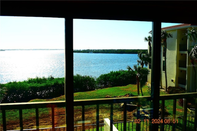 property view of water