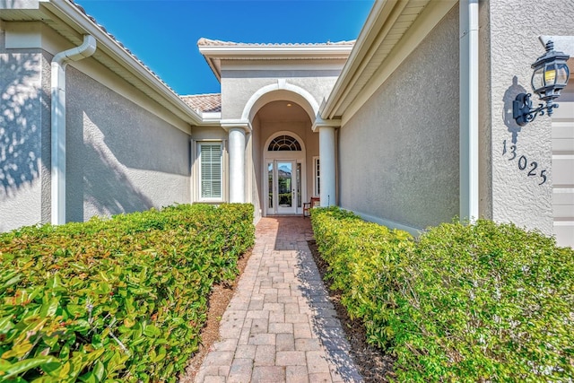 view of entrance to property