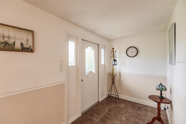 view of tiled entryway