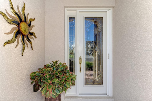 view of entrance to property