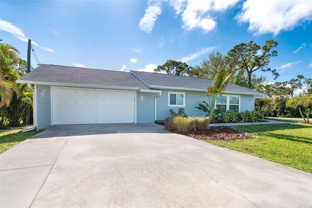 5214 Norlander Dr, Port Charlotte, FL 33981 - ranch-style home featuring an attached garage, concrete driveway, and a front yard