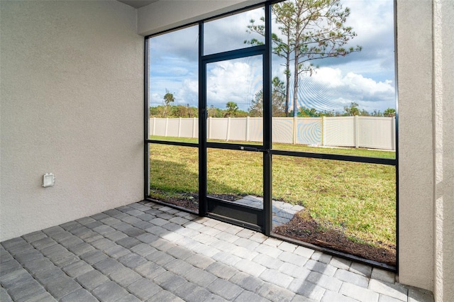 19524 Fishhawk Trl, Venice, FL 34293 - view of unfurnished sunroom