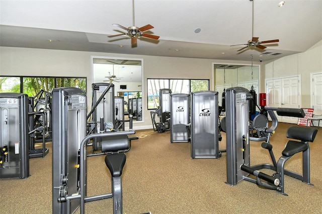 view of workout area