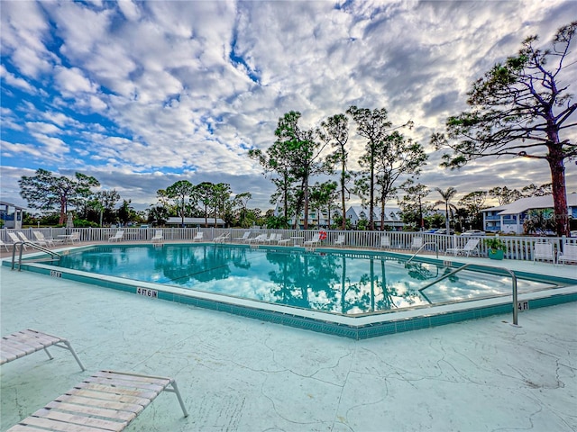 view of pool