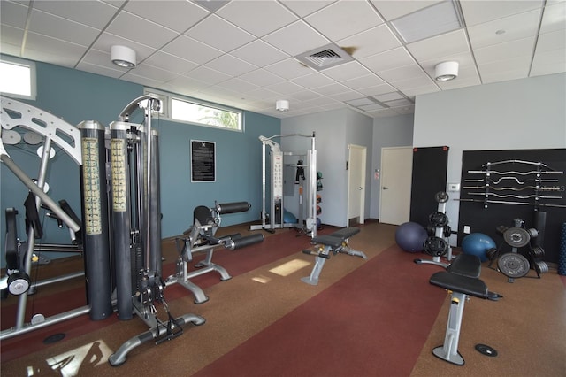 view of exercise room