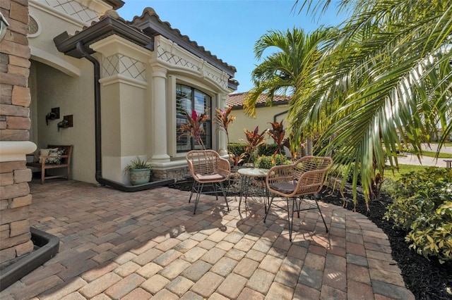 view of patio