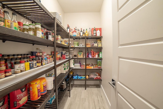 view of pantry