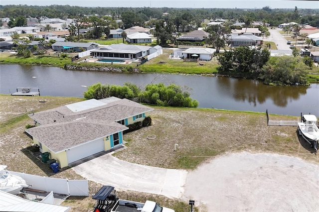 42 Caroll Cir, Englewood, FL 34223 - aerial view of residential area featuring a nearby body of water
