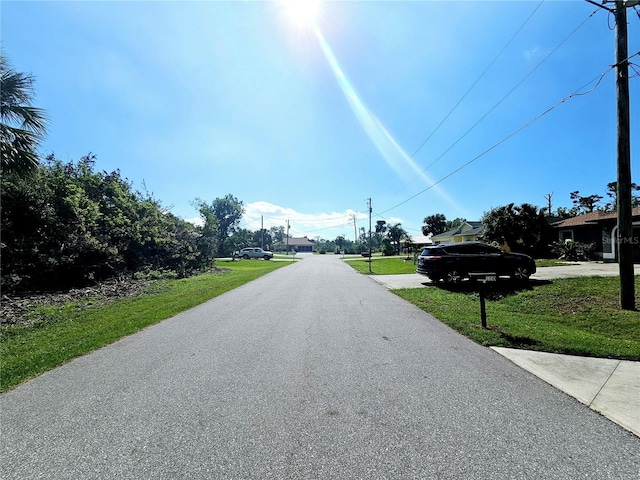 view of road