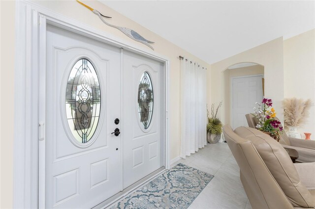 13515 Keystone Blvd, Port Charlotte, FL 33981 - entryway with arched walkways