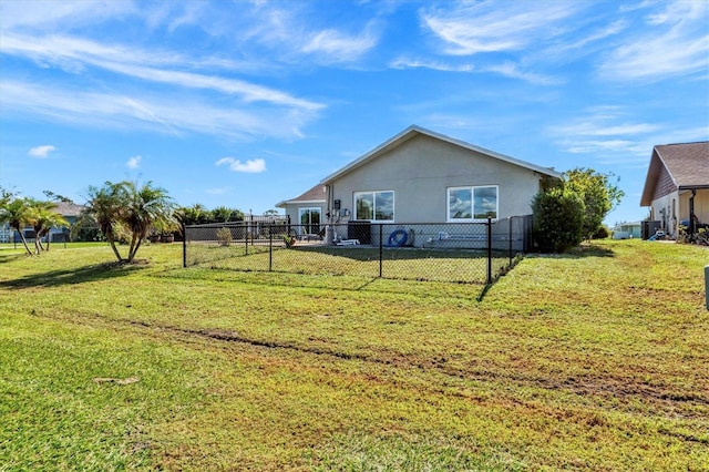 exterior space featuring a yard