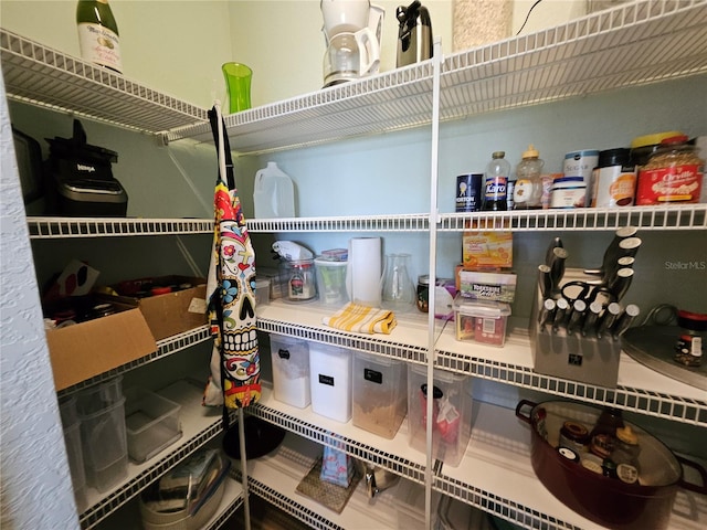 view of pantry