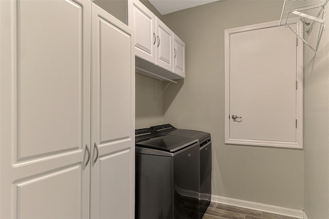 2148 La Palma Ave, Port Charlotte, FL 33953 - laundry room with washer and clothes dryer and cabinet space