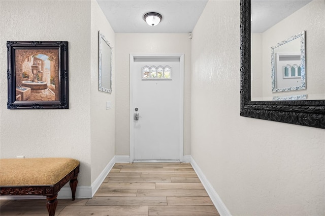 interior space featuring light hardwood / wood-style floors