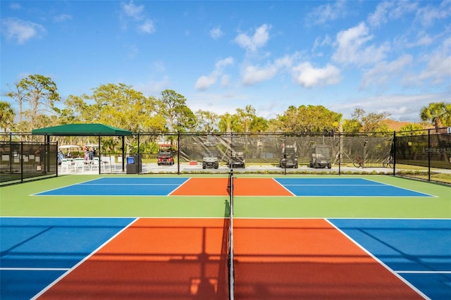 view of sport court with basketball court