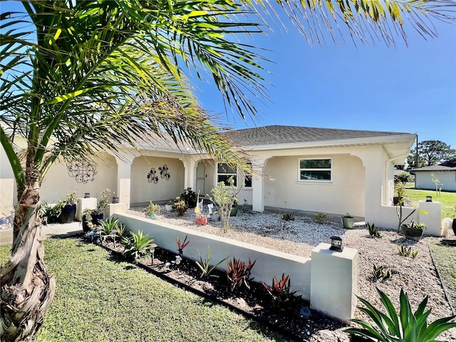 view of front of home