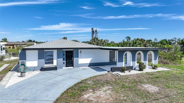 view of ranch-style home