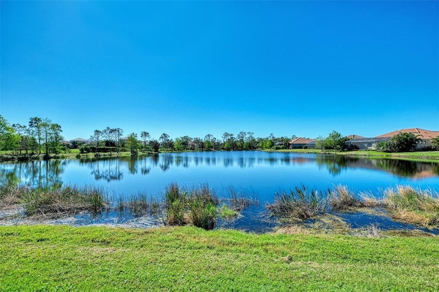 view of water feature