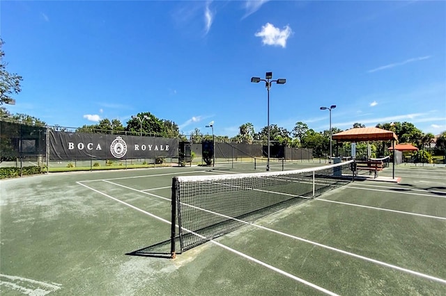 view of sport court