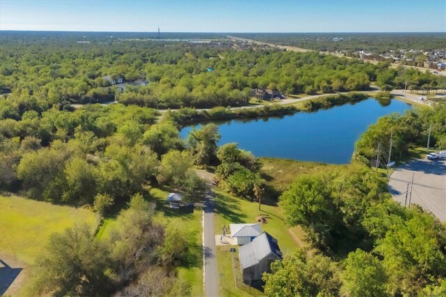2 Marker Rd, Rotonda West, FL 33947 - aerial view of a large body of water and a heavily wooded area