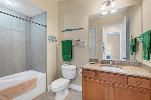 10390 Longshore Rd Unit 82, Placida, FL 33946 - bathroom featuring vanity, bathtub / shower combination, and tile patterned floors